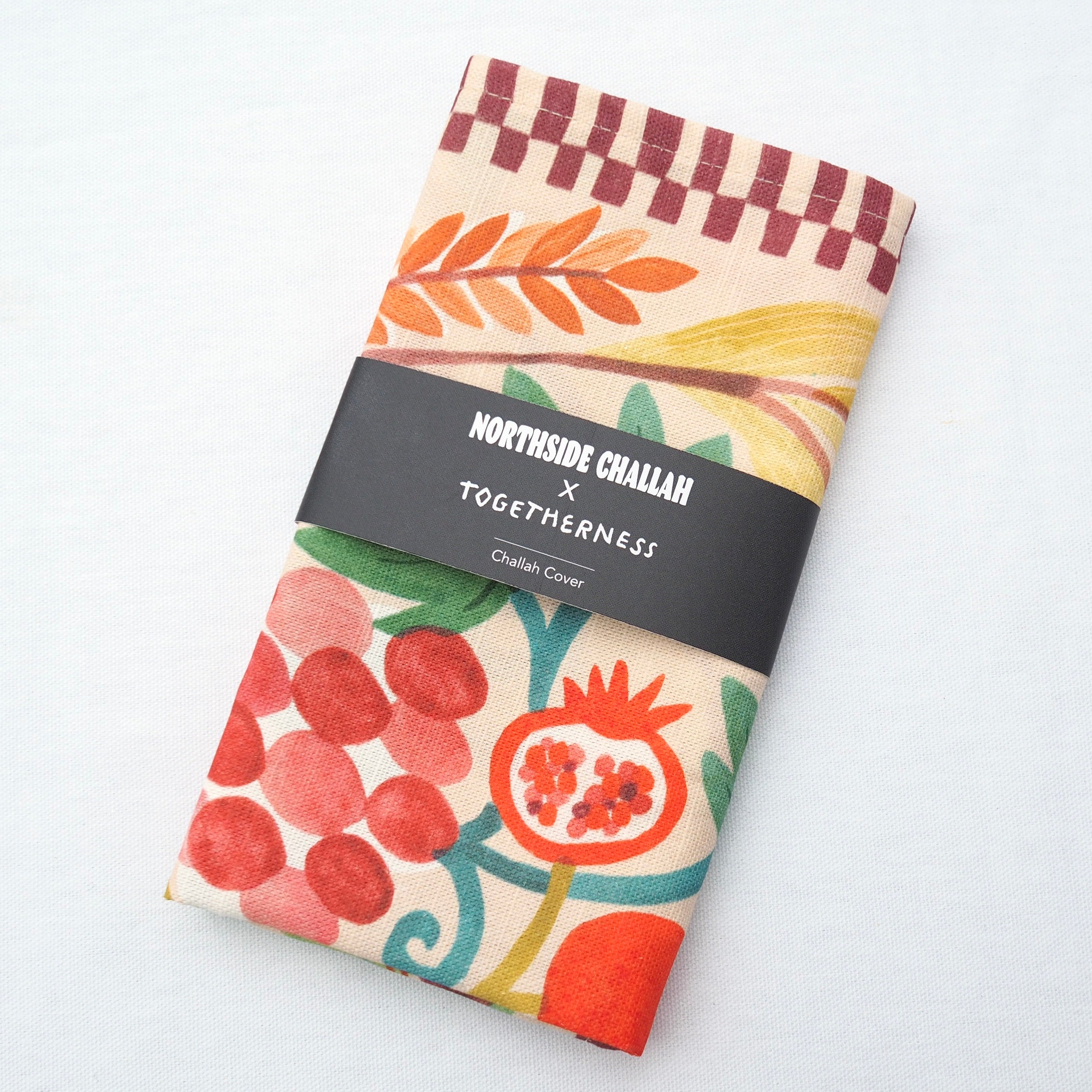 Togertherness Design x Northside Challah - Seven Species Challah Cover