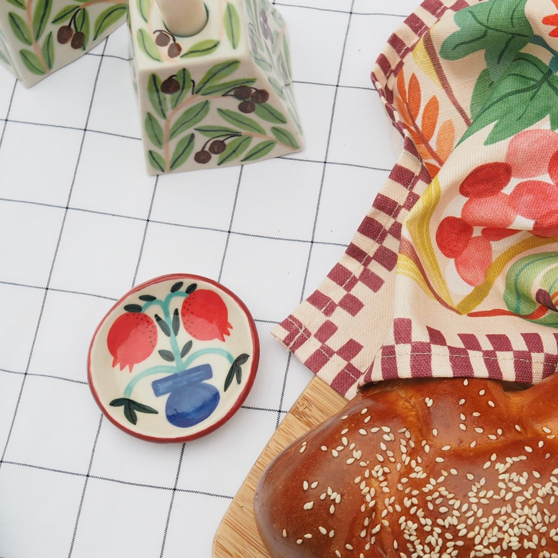 Togertherness Design x Northside Challah - Mini Pomegranate Dish