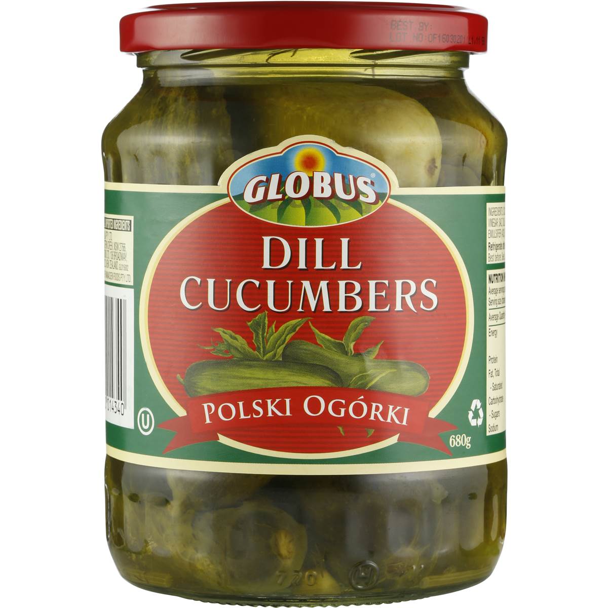 Globus - Polski Ogorki Dill Cucumbers