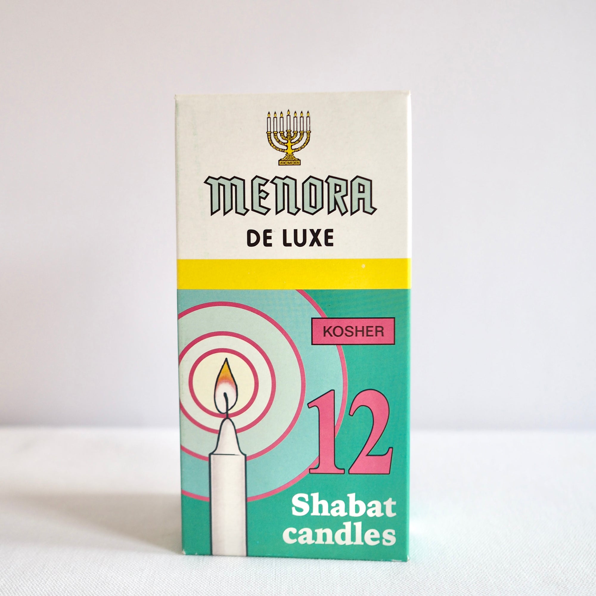 Menora - Shabbat Candles (Box of 12)