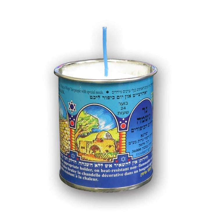 Menora - Memorial Tin Candle 24HR