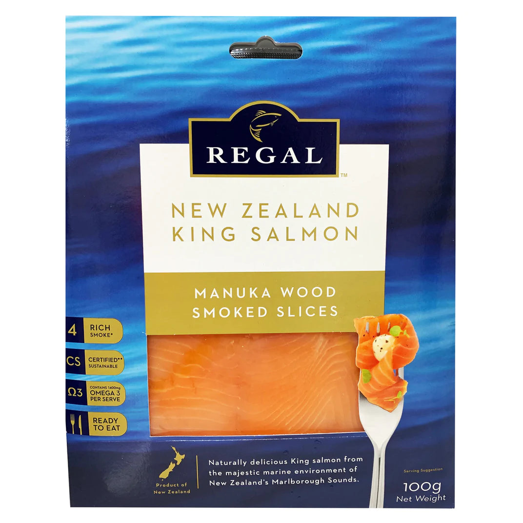 Regal NZ King Salmon - Manuka Wood Smoked Salmon