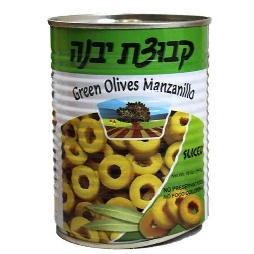 Kvuzat Yavne - Sliced Green Olives