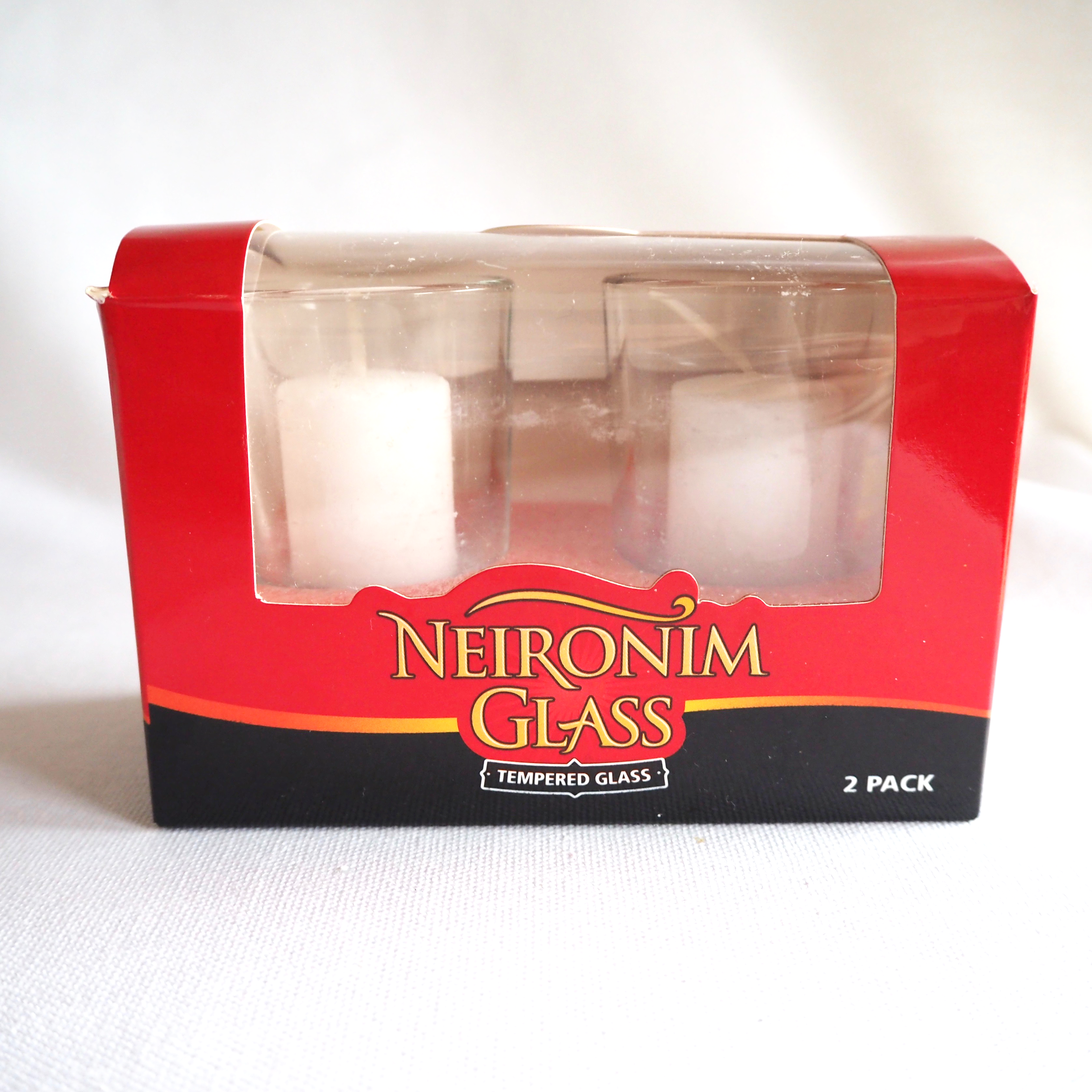 Ner Mitzvah - Neironim Glass Holder Set